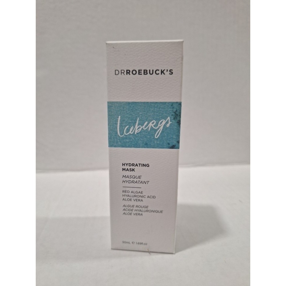 Dr Roebucks Icebergs Hydrating Mask Hyaluronic Aloe Vera Skin 1.69 Fl Oz NEW‎